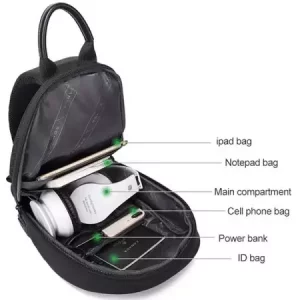 کوله تک بند یو اس بی دار ضد آب بنج Bange BG-7306 Crossbody Chest Bag with USB Port