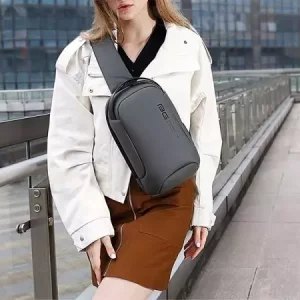 کوله تک بند حرفه ای ضد آب دارای USB بنج BANGE BG-7221 Men Bag Casual Business Messenger Cloth Bag