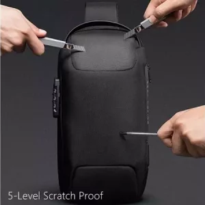 کوله کراس بادی تک بند ضد سرقت دارای پورت USB بنج BANGE BG-22085 Sling Chest Bag USB External Charging Port