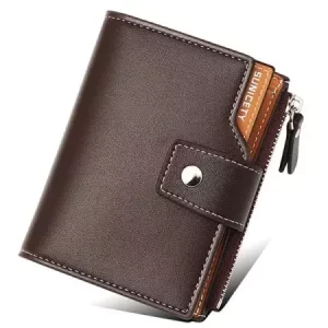 کیف پول و جاکارتی مردانه کوچک سانی ستی SUNICETY S3064 Men&#39;s Leather Short Wallet Card Holder