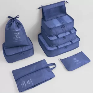 پک کیف نظم دهنده چمدان مسافرتی ضدآب (8 تکه) برلیانس New eight-piece set
