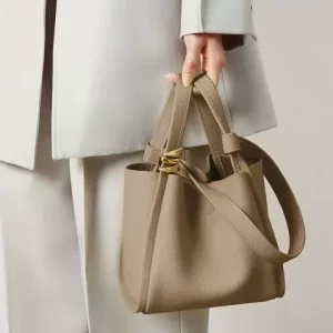 کیف دوشی زنانه چرم با ظرفیت بزرگ women&#39;s bag bucket bag autumn and winter single shoulder 4167