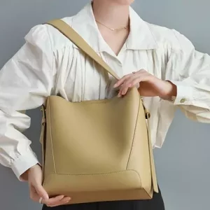 کیف دوشی زنانه چرمی با ظرفیت بزرگ new women's leather shoulder crossbody bag 5478