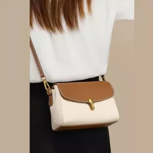 کیف دوشی زنانه چرمی New Women&#39;s Crossbody Genuine Leather Bag 6920