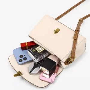 کیف دوشی زنانه چرمی New Women&#39;s Crossbody Genuine Leather Bag 6920