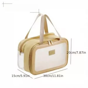 کیف لوازم آرایشی و بهداشتی دارای محفظه جدا کننده TPU double-layer