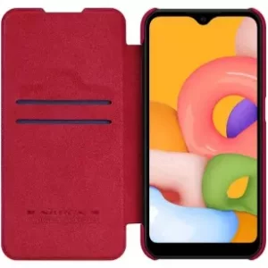 کیف چرمی نیلکین سامسونگ Nillkin Qin Leather Case Samsung Galaxy A01