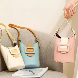 کیف دوشی زنانه طرح چرم TAOMICMIC D7060 Crossbody Phone Bag