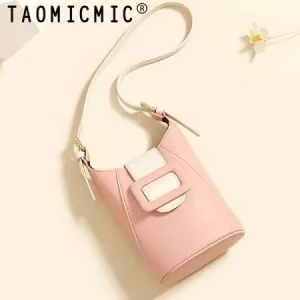 کیف دوشی زنانه طرح چرم TAOMICMIC D7060 Crossbody Phone Bag