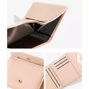 کیف پول فانتزی تاشو زنانه طرح گل تائومیک میک TAOMICMIC Y8074 Flower Cute Folding Wallet Tri-fold