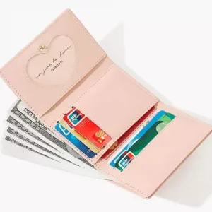 کیف پول فانتزی تاشو زنانه طرح گل تائومیک میک TAOMICMIC Y8074 Flower Cute Folding Wallet Tri-fold
