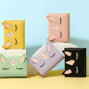 کیف پول فانتزی تاشو زنانه طرح تک شاخ تائومیک میک TAOMICMIC Y8939 Unicorn Print Women's Wallet