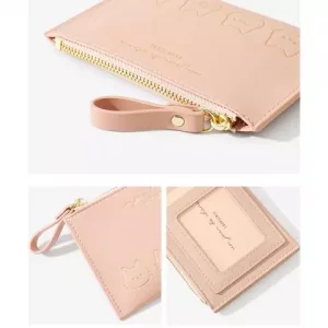 کیف پول کوچک زیپی طرح گربه دخترانه TAOMICMIC Y8960 Cartoon Mini Purse Zipper Ladies Card Bag
