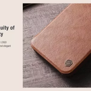 کیف کلاسوری آیفون 15 نیلکین Nillkin Apple iPhone 15 Qin Pro leather case