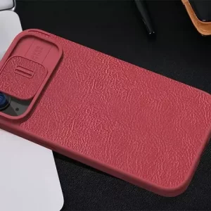 کیف کلاسوری آیفون 15 نیلکین Nillkin Apple iPhone 15 Qin Pro leather case