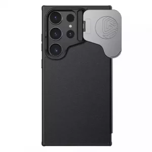 کیف کویین سامسونگ اس 24 اولترا نیلکین Qin Prop Leather