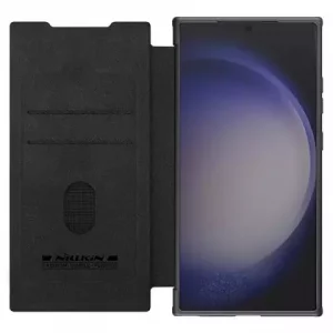 کیف کویین سامسونگ اس 24 اولترا نیلکین Qin Prop Leather