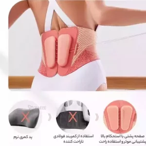 کمر بند لاغری و محافظ ستون فقرات کمر شیائومی Xiaomi LERAVAN lfw004 Shaping Belt LERAVAN Slimming Belt