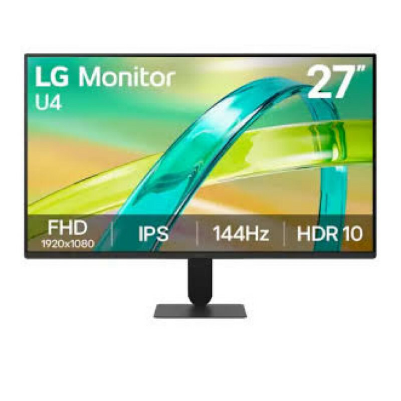 مانیتور 27 اینچ ال جی مدل 27U411B-B با وضوح Full HD، پنل IPS و نرخ به‌روزرسانی 144 هرتز