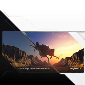 مانیتور 27 اینچ سامسونگ مدل Odyssey G5 G55C LS27CG552