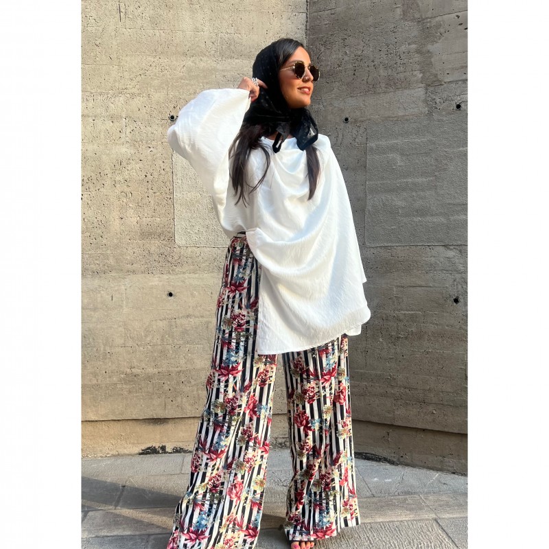 شلوار اکیو راه راه