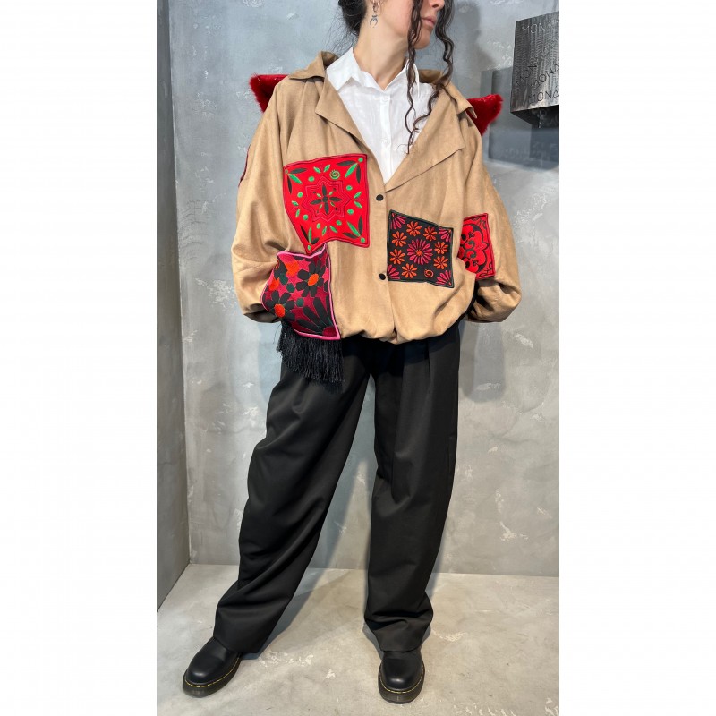 کاپشن فرشی کرم