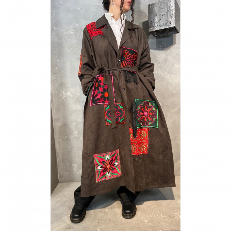 پالتو فرشی قهوه ای