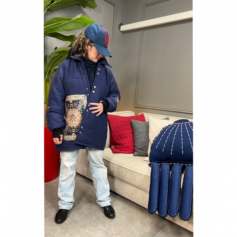 پافر ماندالا سرمه ای