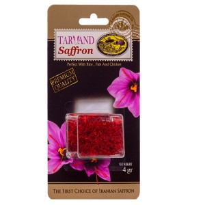 زعفران سرگل 4 گرم قوطی کریستال کارت اصالت