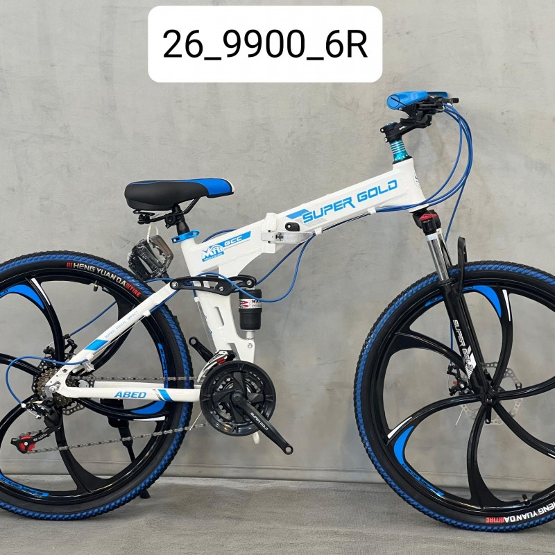 دوچرخه تاشو کایان زارا m6 pro *فول آلمینیومی* ۲۶ KayanZara M6 pro SuperGold