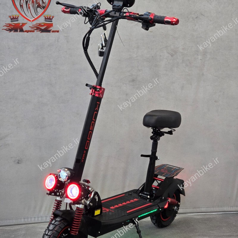 اسکوتر برقی صندلی دار Kugoo کایان زارا سفارش روسیه DMAX دونفره مدل 2025