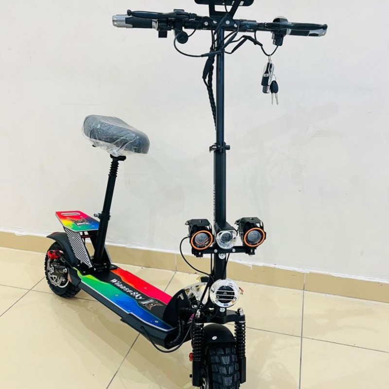 اسکوتر برقی  وینر اسکای دونفره مانیتور بزرگ 2024 تاشو ۳۰۰۰ وات