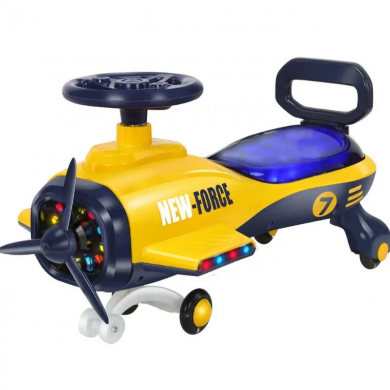 لوپ کار کایان زارا L8 سه چرخه هواپیمایی کودک موزیکال اصلی اماراتی