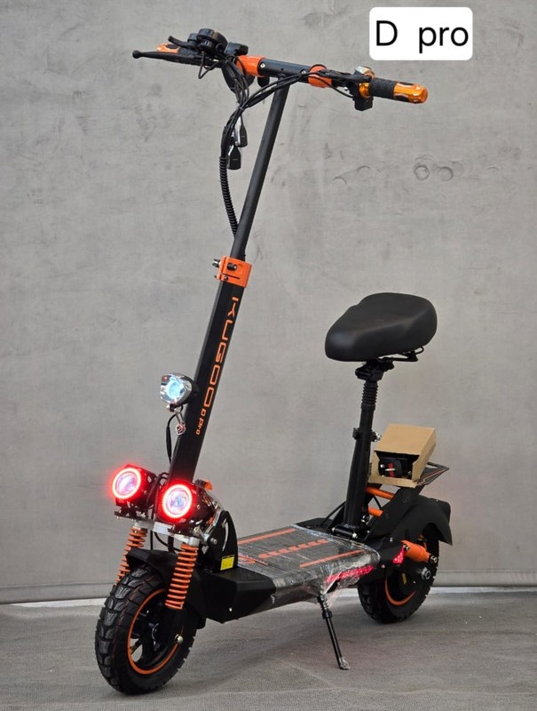 اسکوتر برقی صندلی دار Kugoo کایان زارا سفارش روسیه D pro دونفره مدل 2025