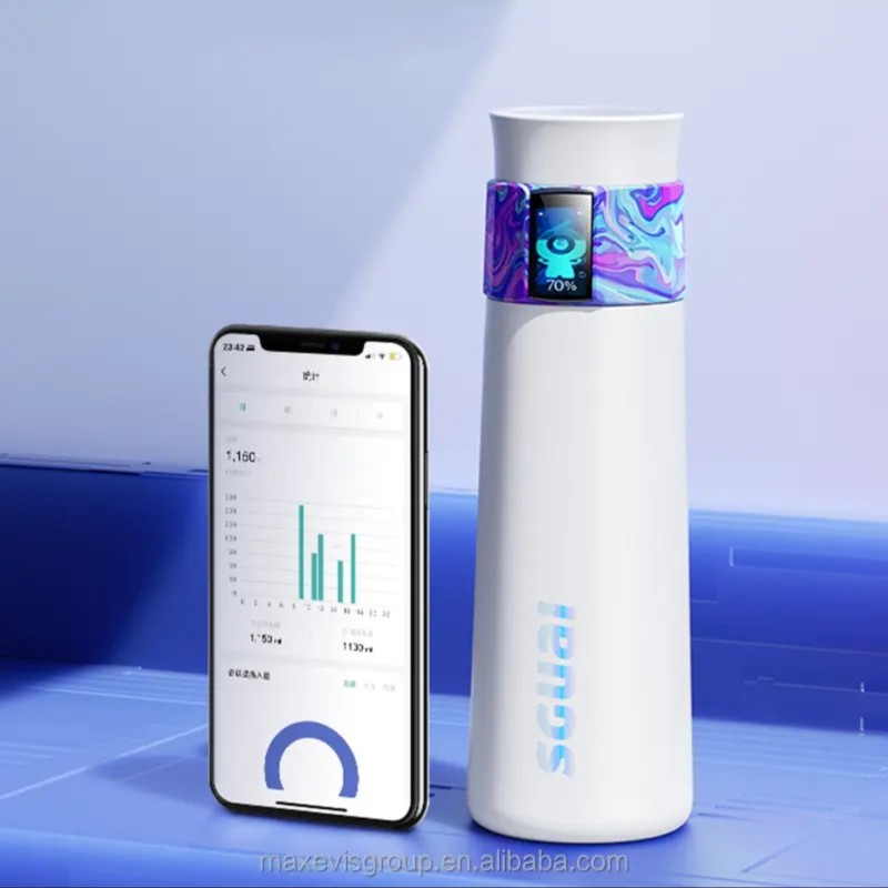 فلاسک هوشمند مانیتور دار SGUAL Smart bottles G6 pro