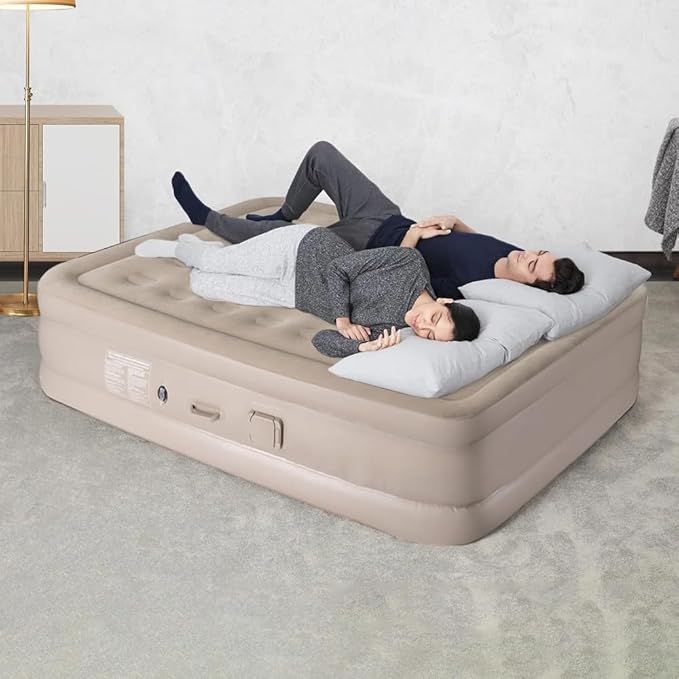 تشک بادی با پمپ سرخود اتوماتیک سایز 100*200*40 برند معروف KayanZara
