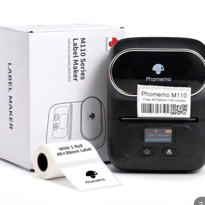 مینی پرینتر دستگاه لیبل زن – چاپگر برچسب حرارتی بلوتوث قابل حمل M110