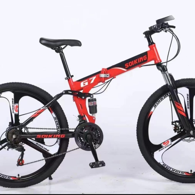 دوچرخه ۲۶ تاشو توریستی سه پره کینگ ارسال رایگان