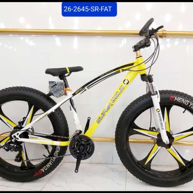 دوچرخه 26 آفرود اسپرت لاکچری سوپر گلد