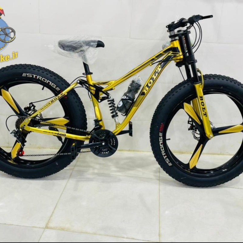 دوچرخه آفرود اسپرت بولت سلطنتی رینگ سه پره ???? سفارش عرب دنده خفاشی سایز 26