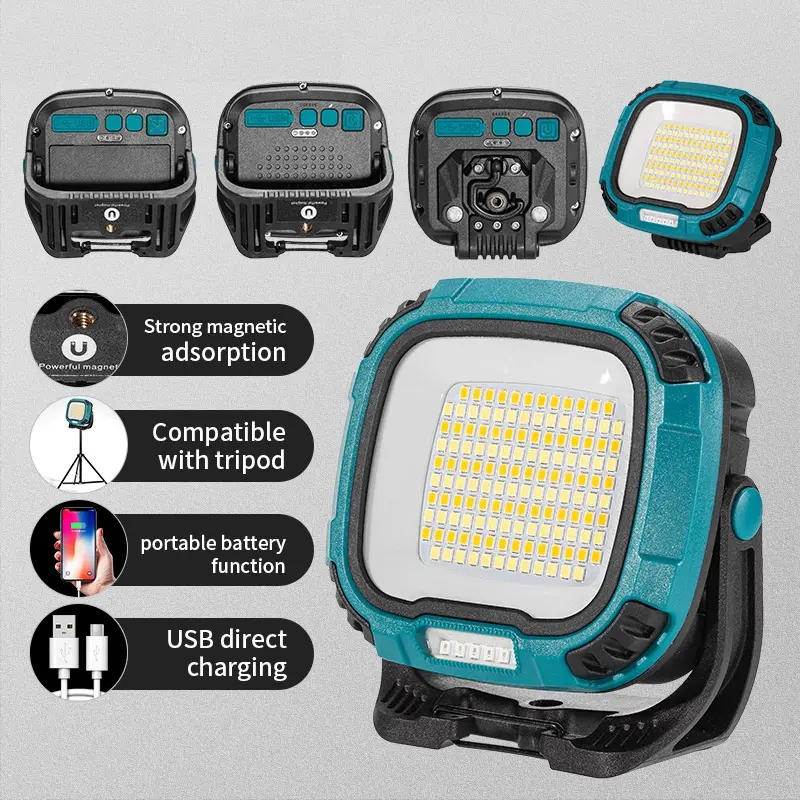 پروژکتور شارژی کمپ ۱۴ حالته ۷ ساعته مدل W892-3