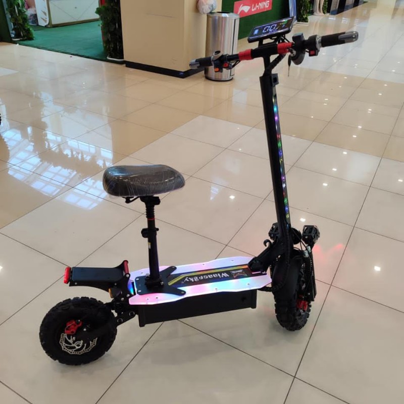 اسکوتر برقی صندلی دار مانیتور بزرگ چرخ ۱۲ اینچی قدرتی وینر اسکای winer Skay w2