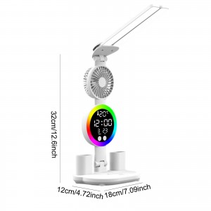 چراغ مطالعه ال ای دی رومیزی، چراغ کنار تخت خواب، قابل تنظیم برای مطالعه در دانشگاه، خانه مدل LED