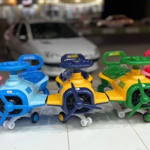 لوپ کار کایان زارا L8 سه چرخه هواپیمایی کودک موزیکال اصلی اماراتی