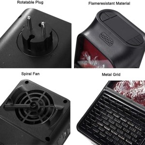 بخاری برقی فن هیتر فلیم flam heater