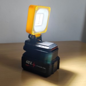چراغ پروژکتور کمپ شارژی تک سلولی پرنور مدل working lamp