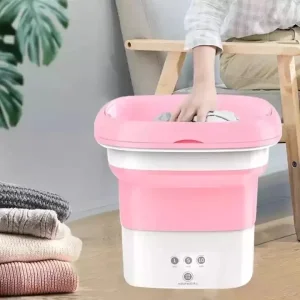 لباسشویی تاشو مسافرتی قابل حمل 11 لیتری مدل خشک کن دار فولدینگ