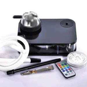 قلیان مسافرتی چراغ دار برند HOOKAH
