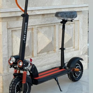 اسکوتر برقی صندلی دار 2024 تاشو لاستیک آفرودی