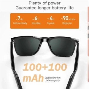 عینک هوشمند بلوتوثی Smart Glasses E10 With Headset Bluetooth